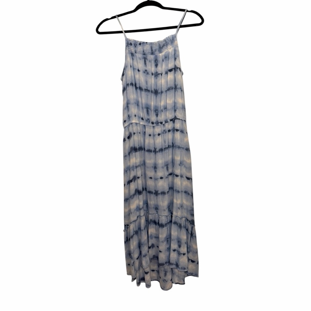 SO Blue and White Tie-Dye Girl’s Maxi Dress